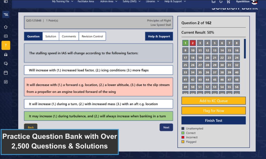 SkyLearner Practice Questions CAA Exams