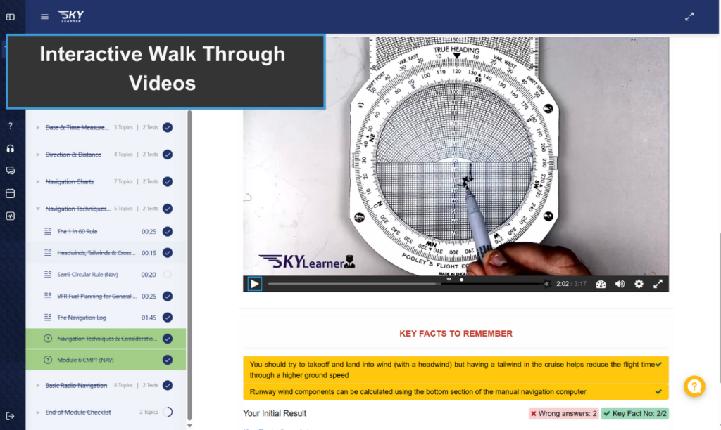 SkyLearner Walk Through Videos